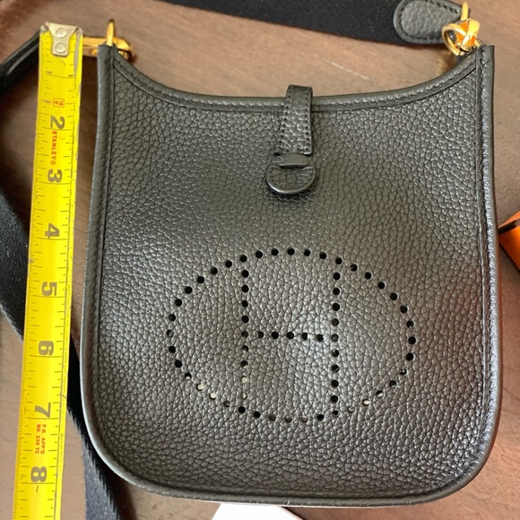 HERMES EVELYNE 16 TPM BLACK CLEMENCE - Picture 15 of 16
